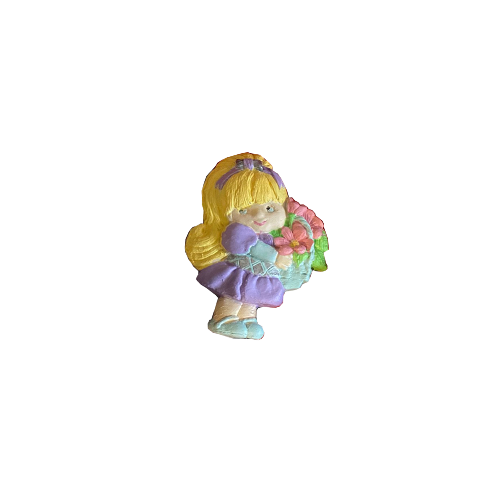 Girl with Flower Basket