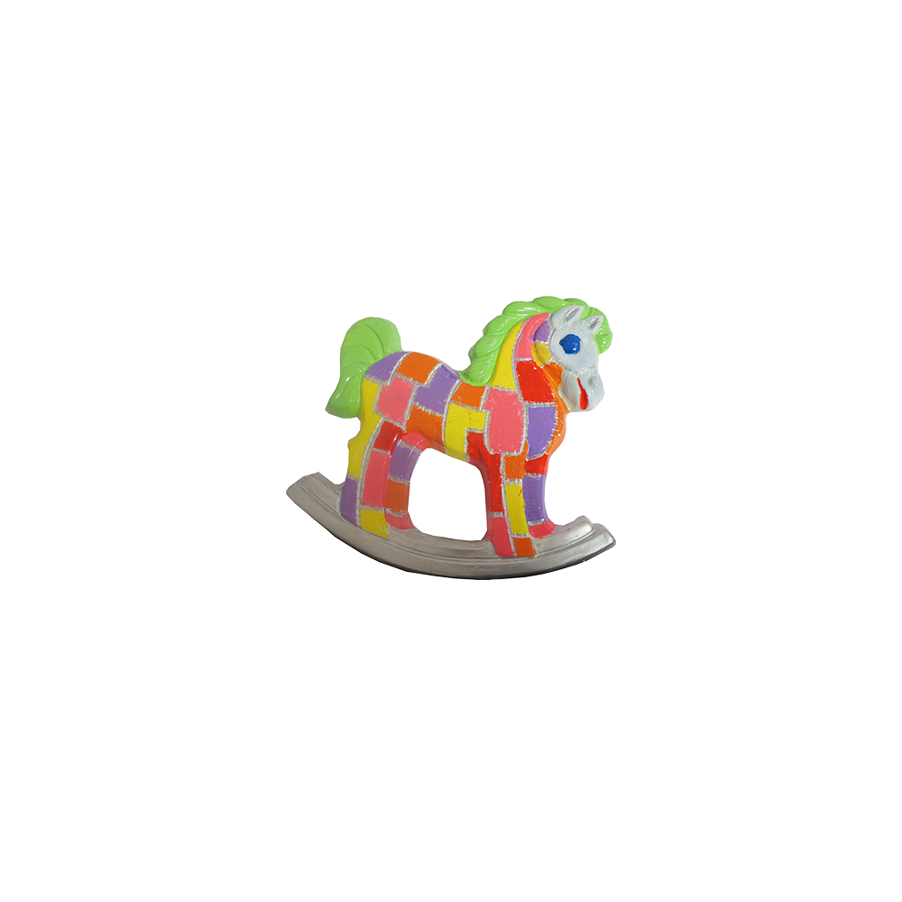 Large Patchwork Rocking Horse