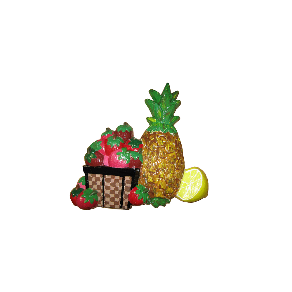 Pineapple and Fruits Plaque