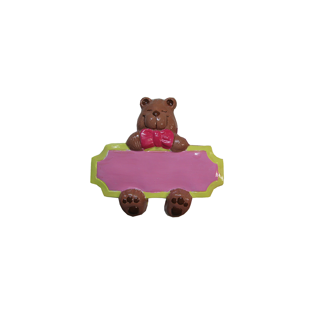 Teddy Bear Name Plaque