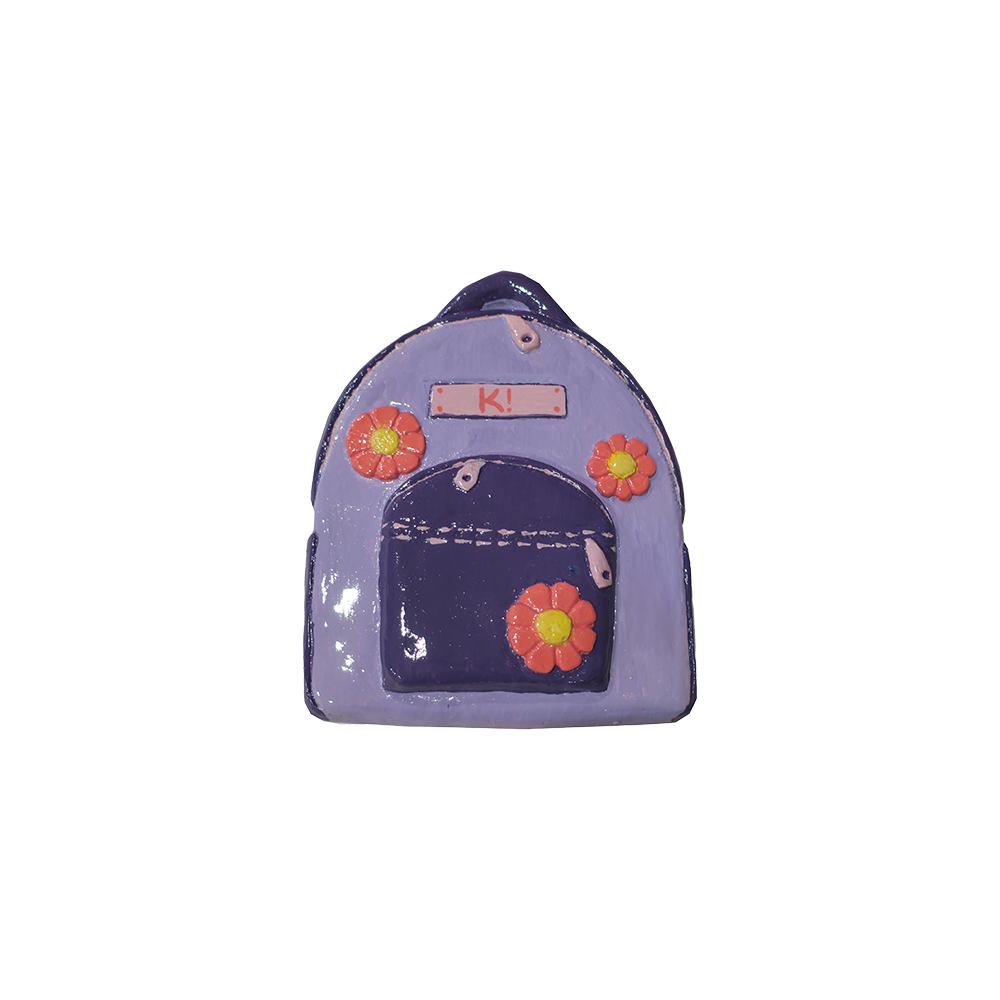 Backpack with Daisies